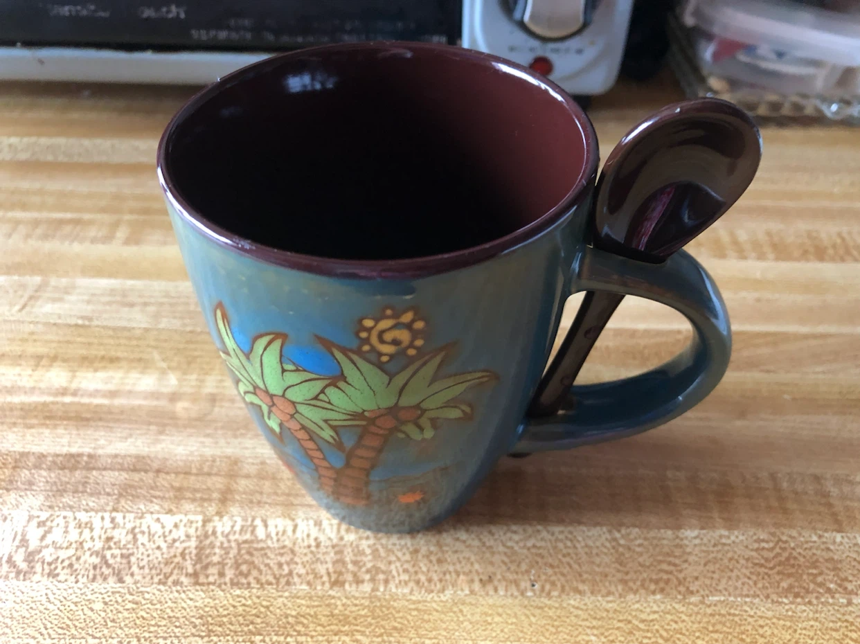 Ft. Lauderdale Palm Tree Mug with Spoon