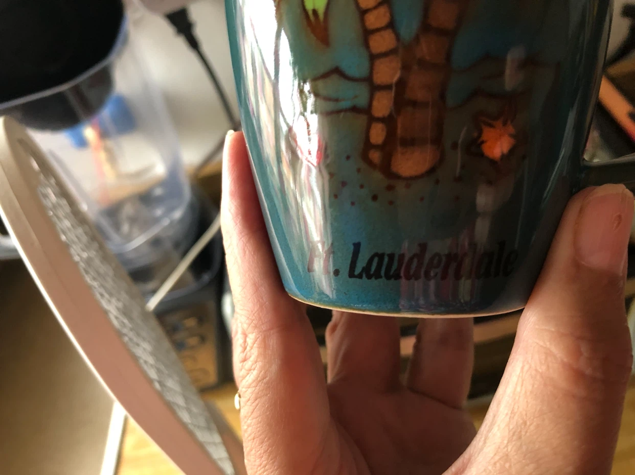 Ft. Lauderdale Palm Tree Mug with Spoon - photo 3