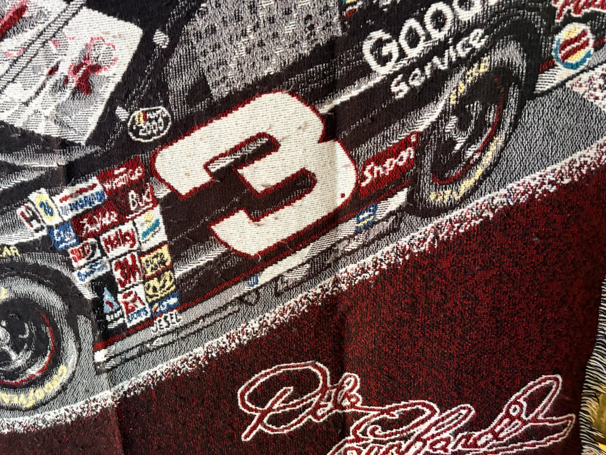 Dale Earnhardt #3 "The Intimidator" Woven Blanket - photo 2