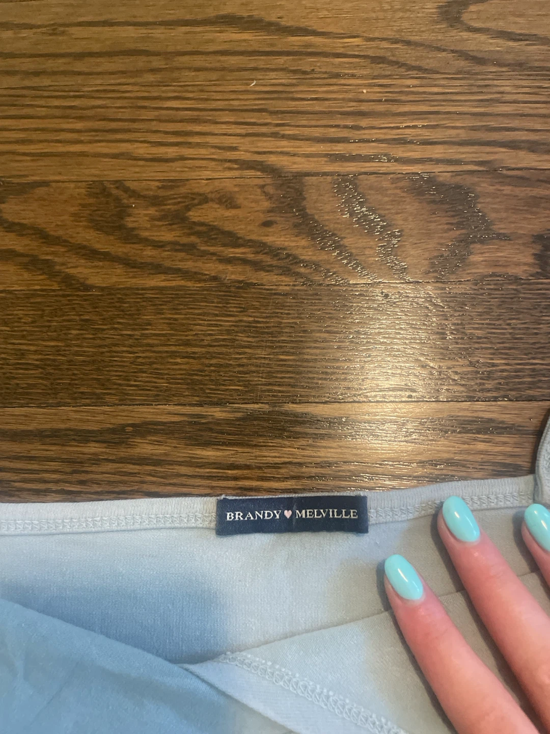 Brandy Melville sage crop tank - photo 2