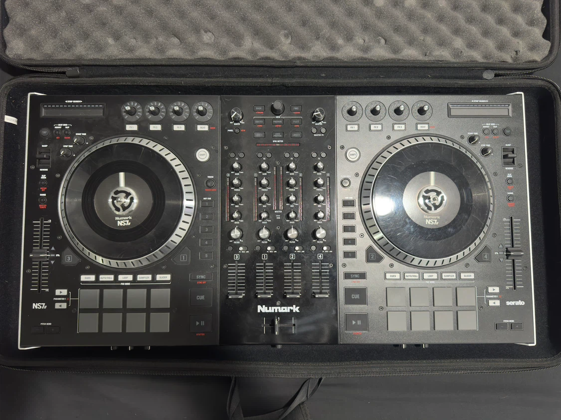 Numark NS7II DJ Controller with Magma Case