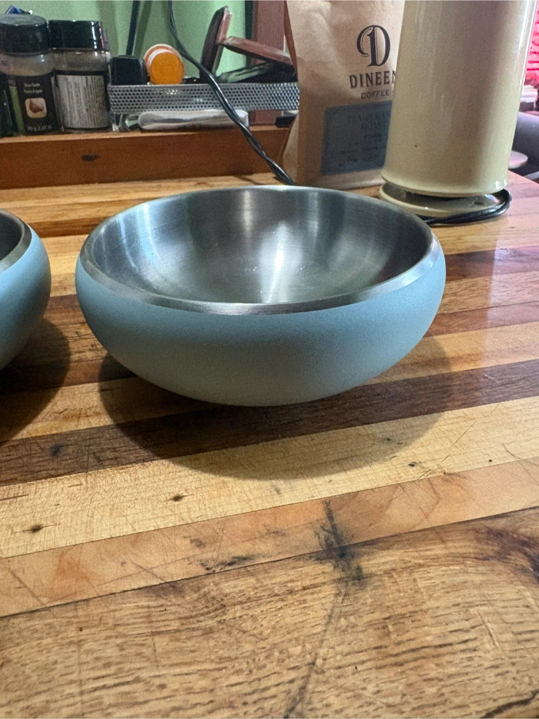 Set of 2 Blue Pet Dishes - photo 4