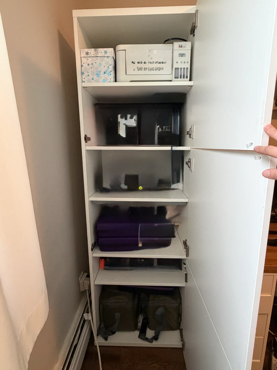 IKEA Besta Storage Cabinet - White - 3 Doors & 6 Shelves - photo 3