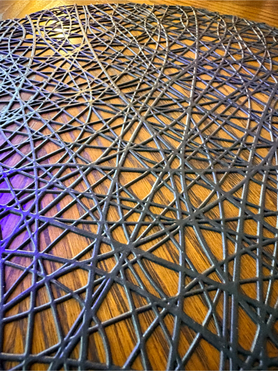 Round Woven Placemat 6 plastic - photo 2