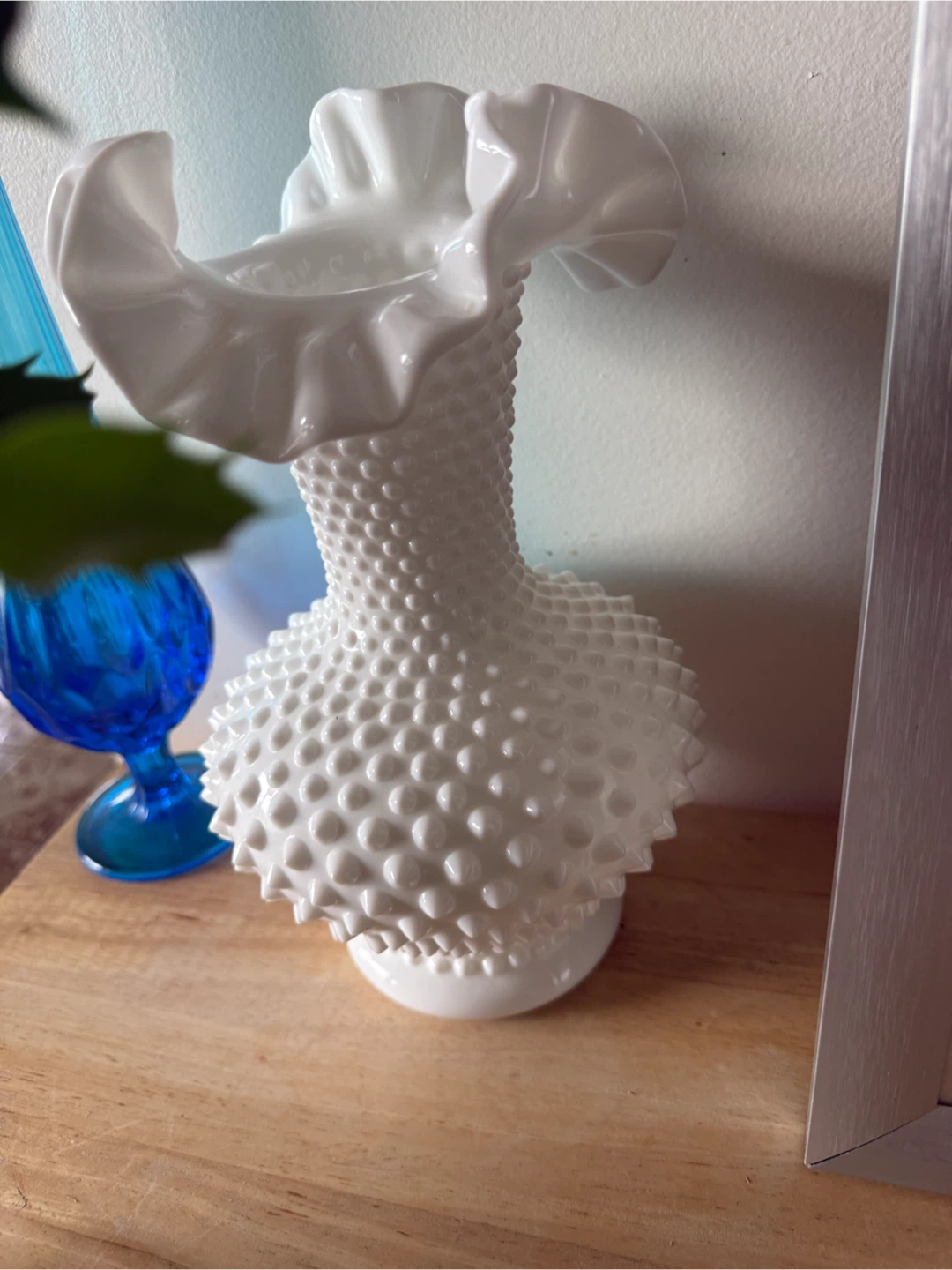 Set of 12 pieces Vintage Milk Glass Vases and Dish