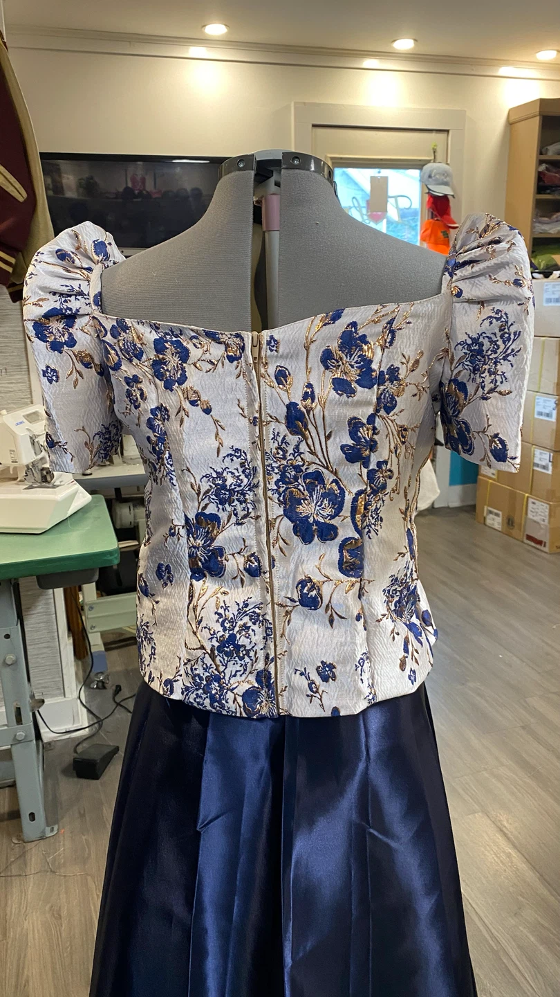 Custom Filipiniana Terno Top - photo 3