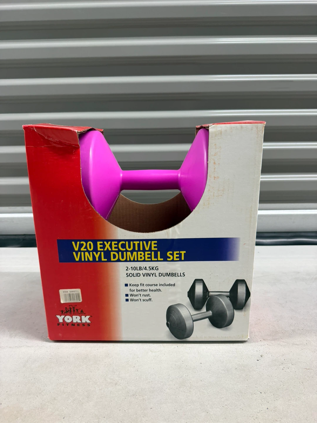 York Fitness 10lb Vinyl Dumbbells - photo 3