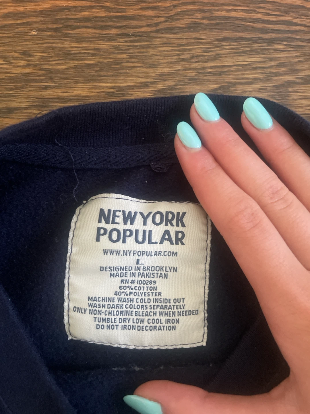 New York Popular Miami Navy Sweatshirt - photo 2