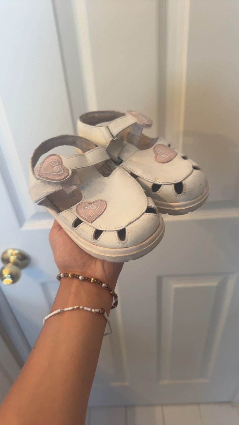 Stride Rite White Sandals