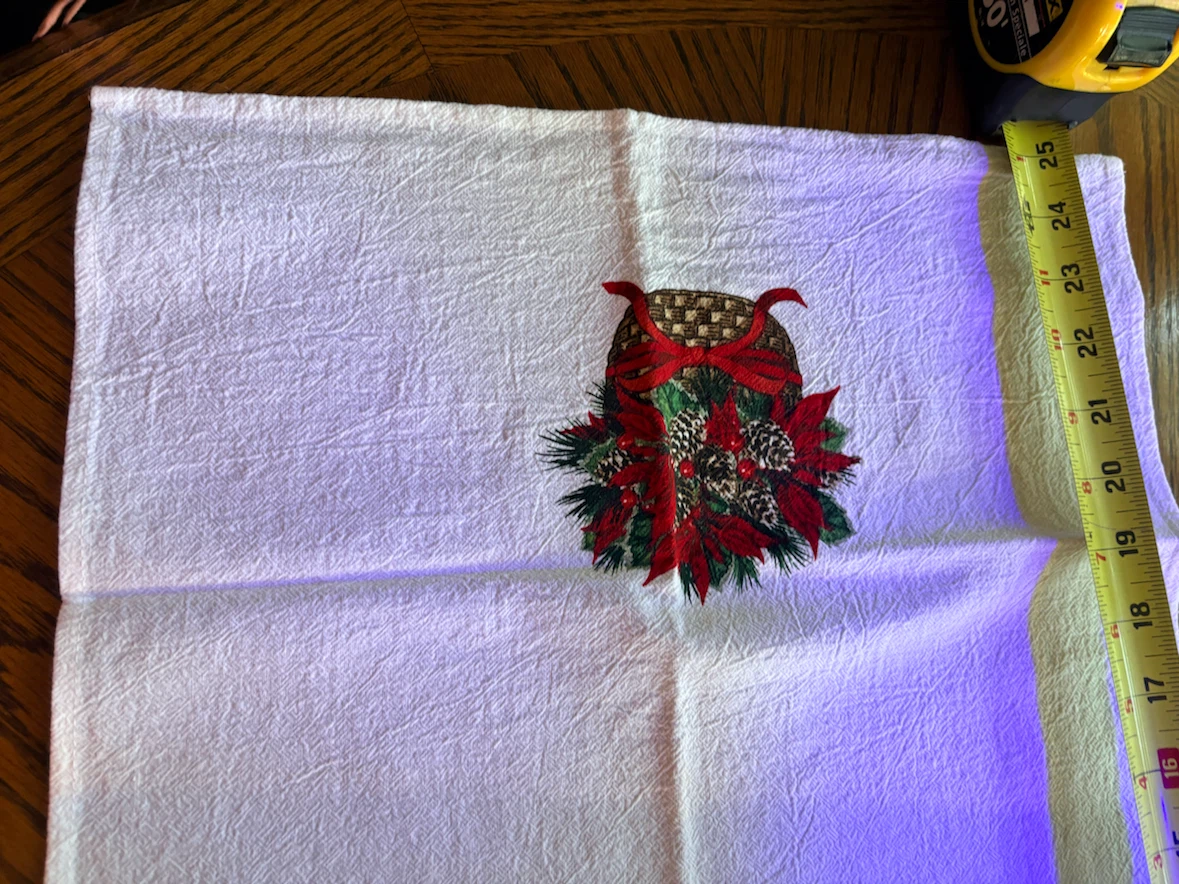 3 Christmas kitchen towels - photo 2