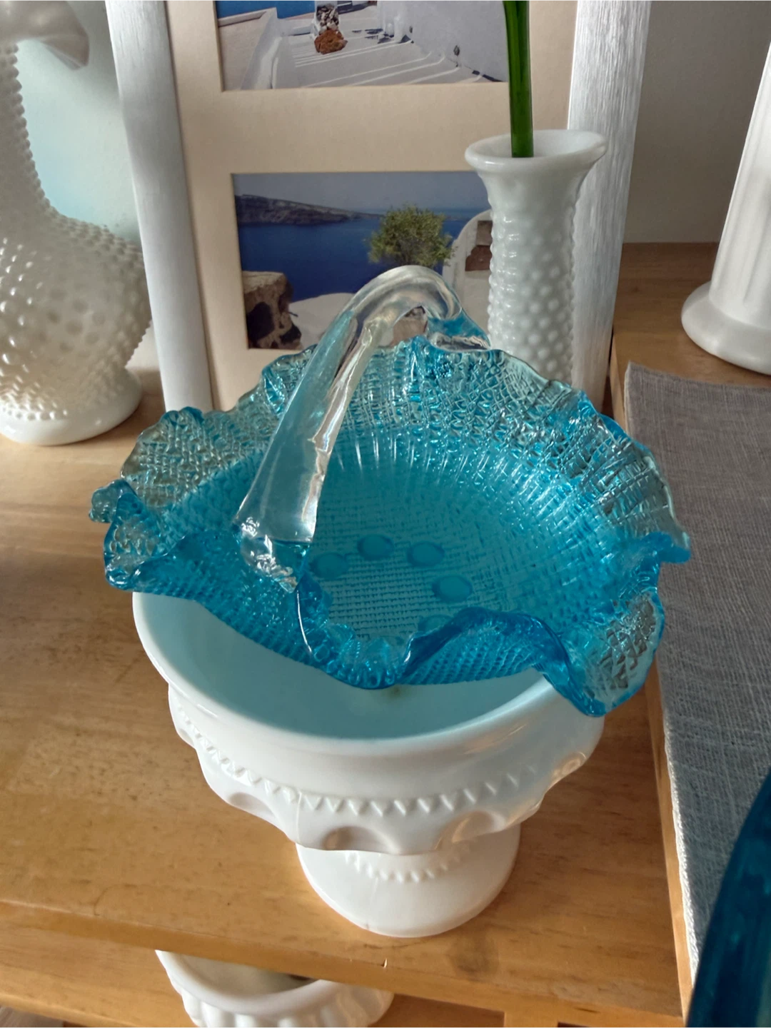 Vintage Blue Glass Decorative Collection - photo 4