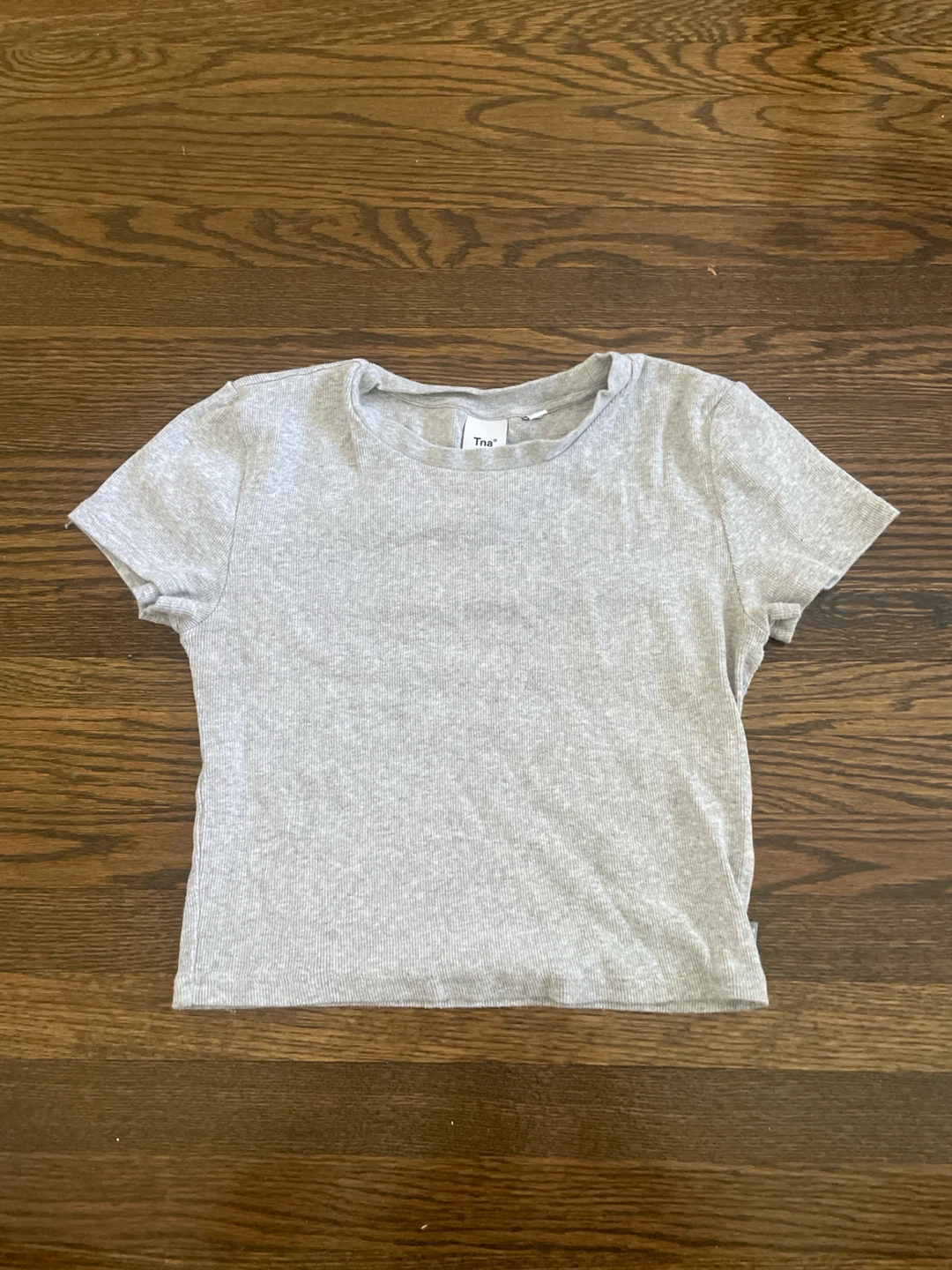 Tna grey ribbed t-shirt