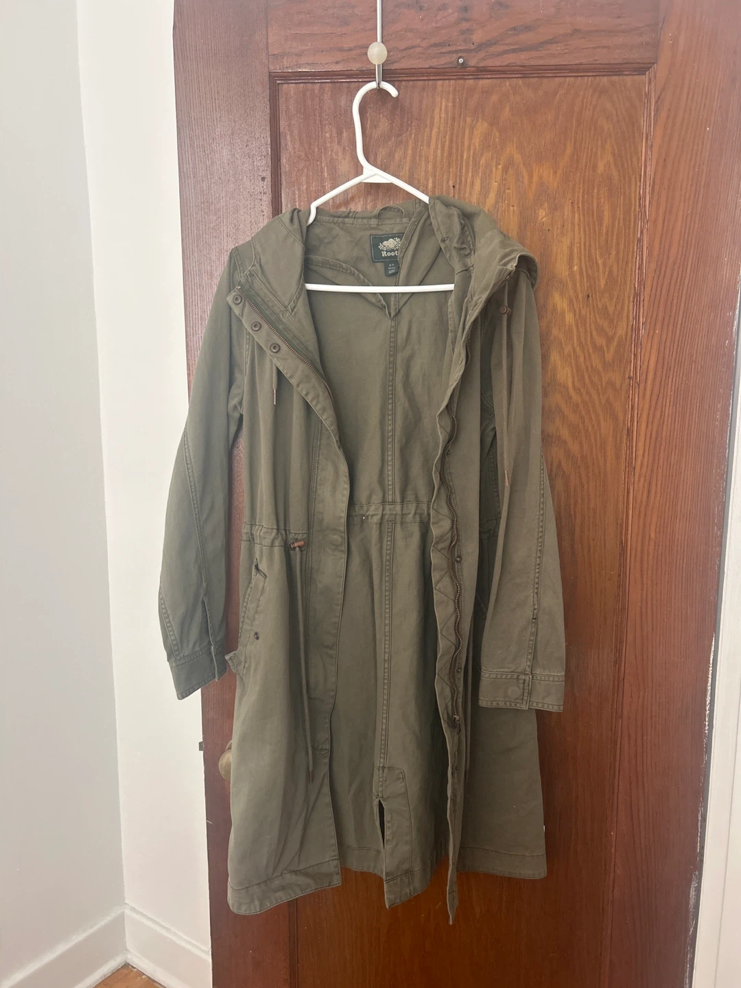 Roots Olive Green fall jacket