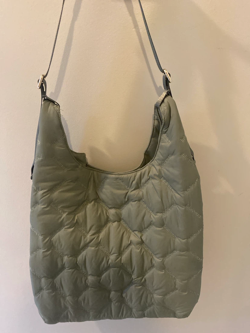 Lululemon Quilted Shoulder Bag - Olive Green - photo 2