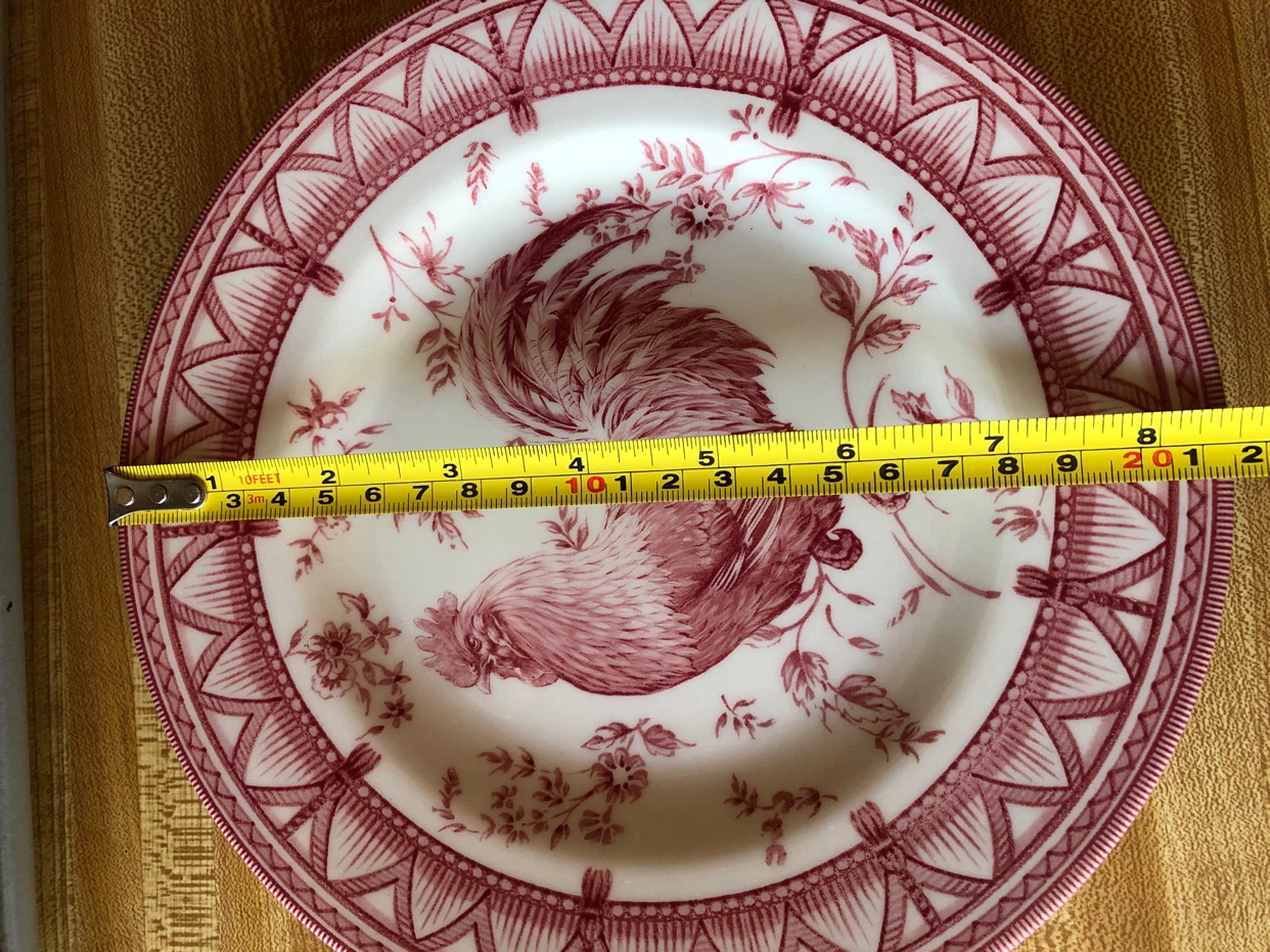 Queen's Rooster Plate - Set of 4 - photo 4