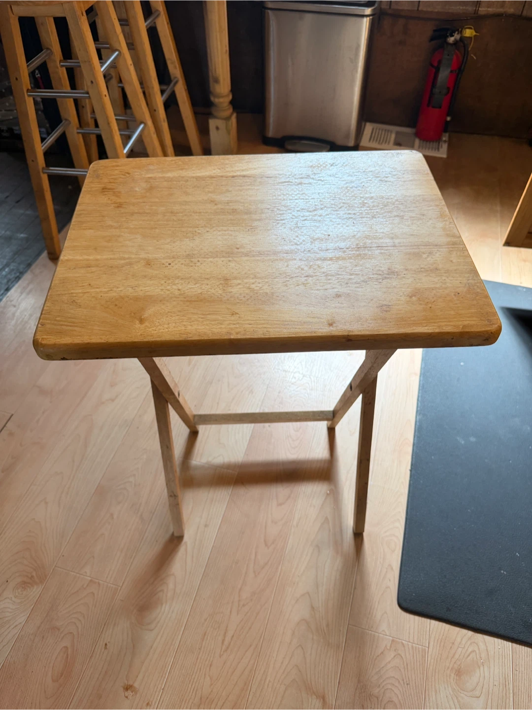 Wooden Folding TV Tray Table