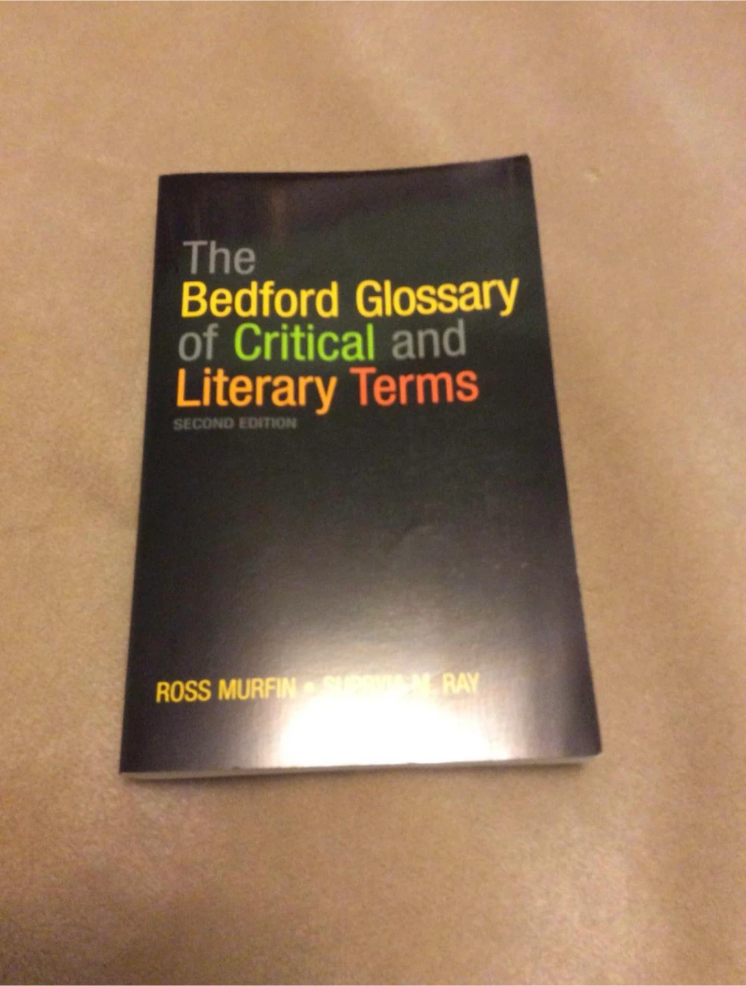 The Bedford Glossary of Critical and Literary Terms
