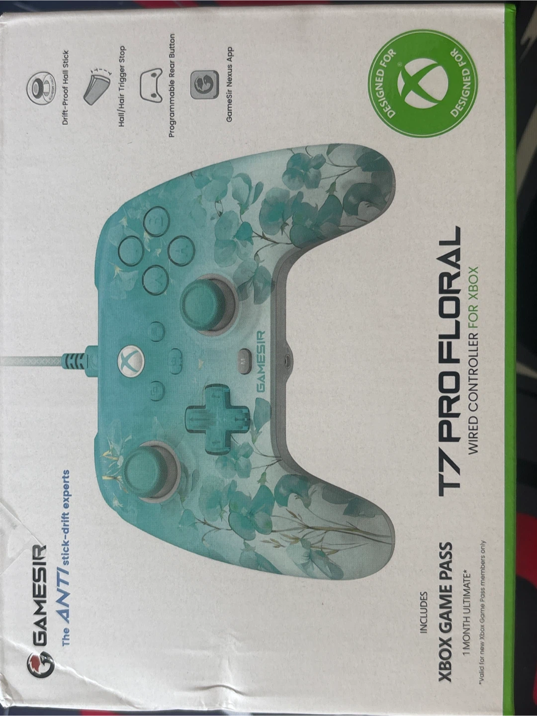GameSir T7 Pro Floral Wired Controller for Xbox - photo 3