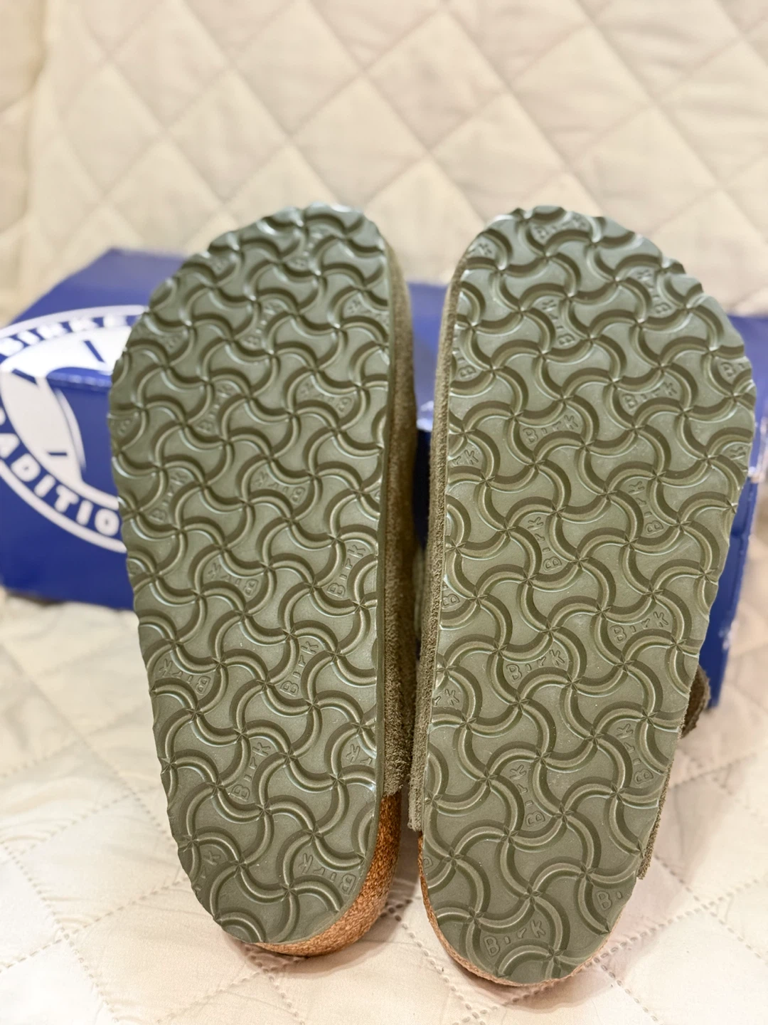 Birkenstock Boston Clogs Size 39 Thyme Suede - photo 5