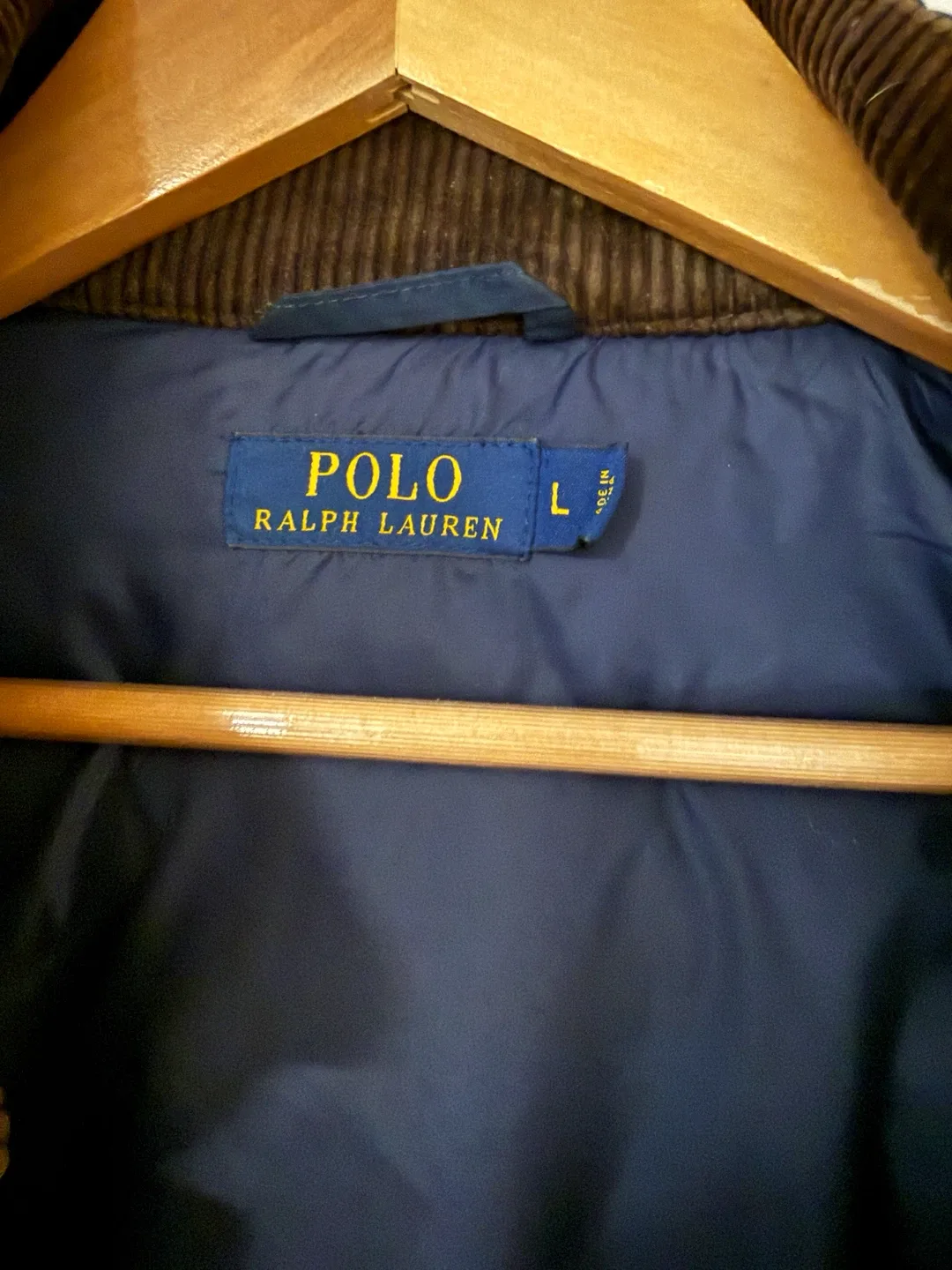 Polo Ralph Lauren Quilted Barn Jacket Navy Blue Size L - photo 2