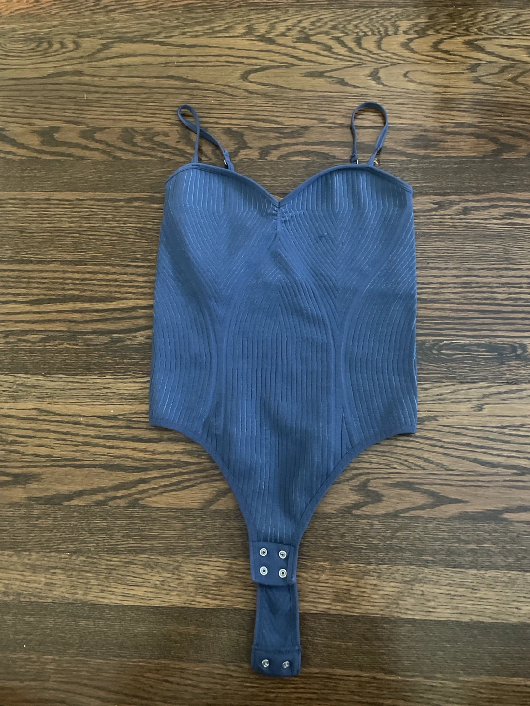 Dynamite Ribbed Bodysuit - Blue