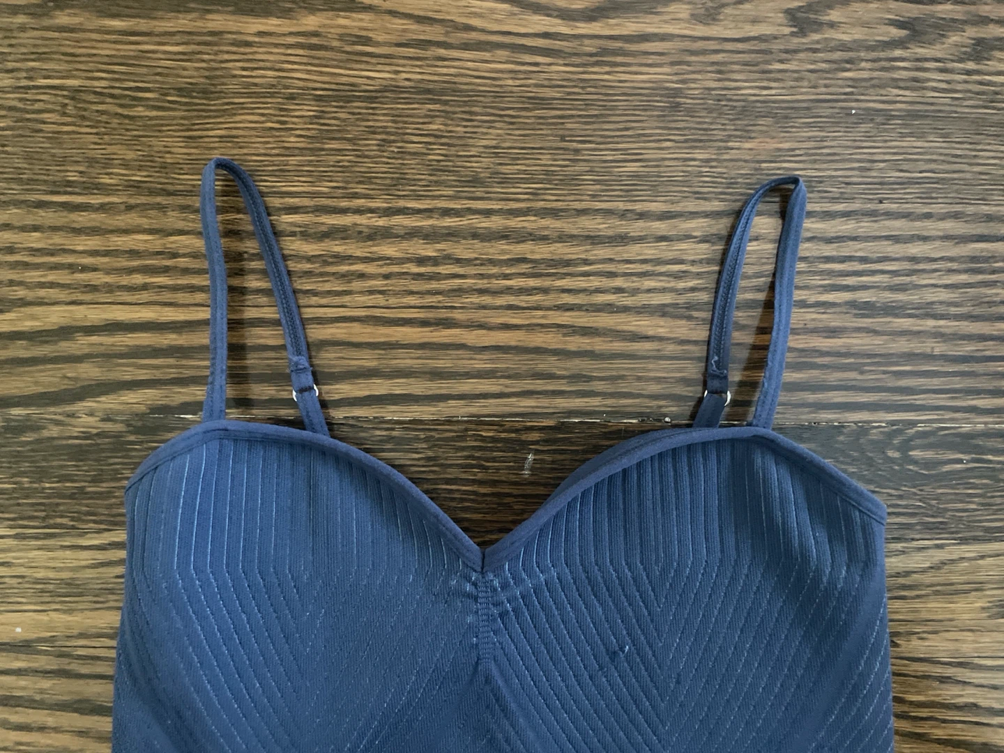 Dynamite Ribbed Bodysuit - Blue - photo 4