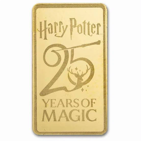 Pamp Harry Potter 25 Years of Magic Gold Bar 0.5g - photo 2
