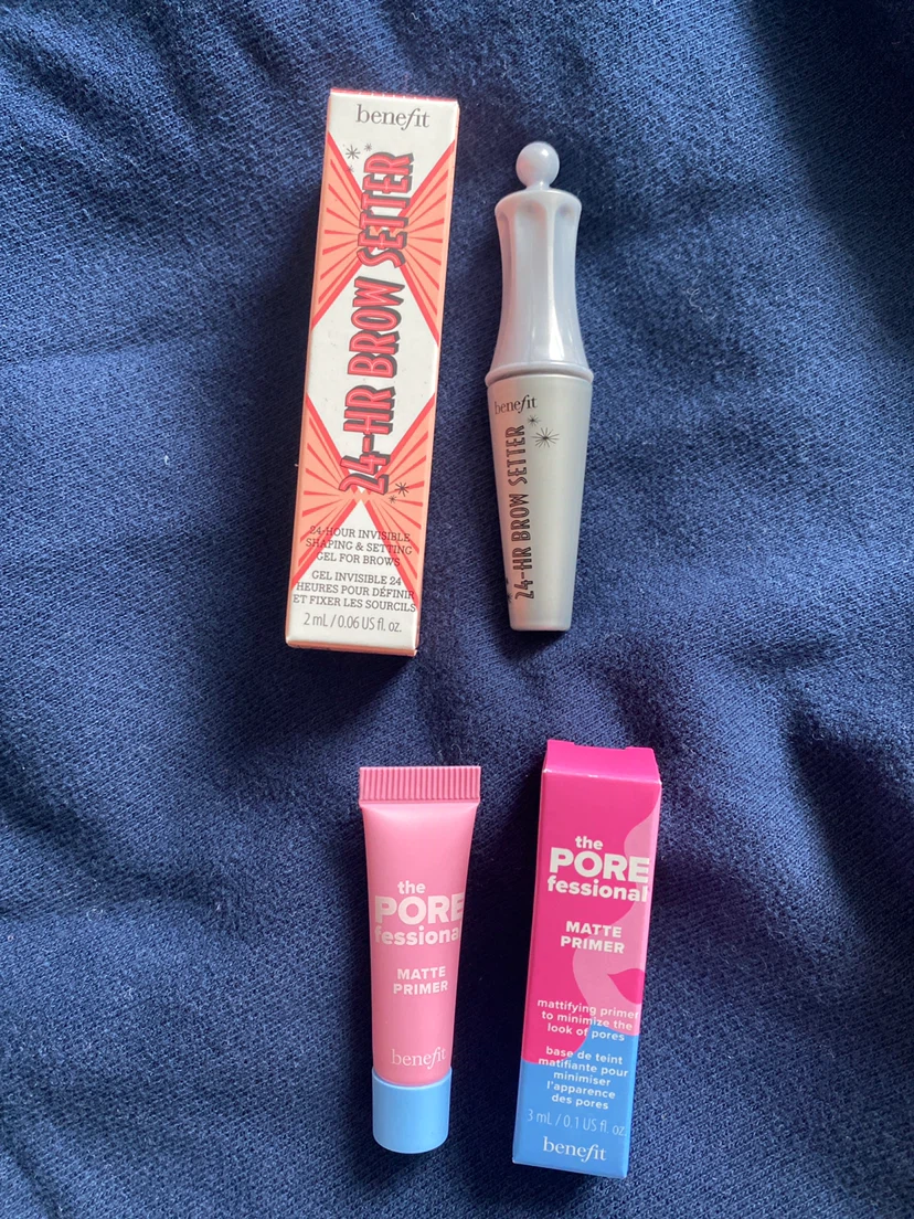 Benefit Cosmetics Brow Setter and Pore Primer Set