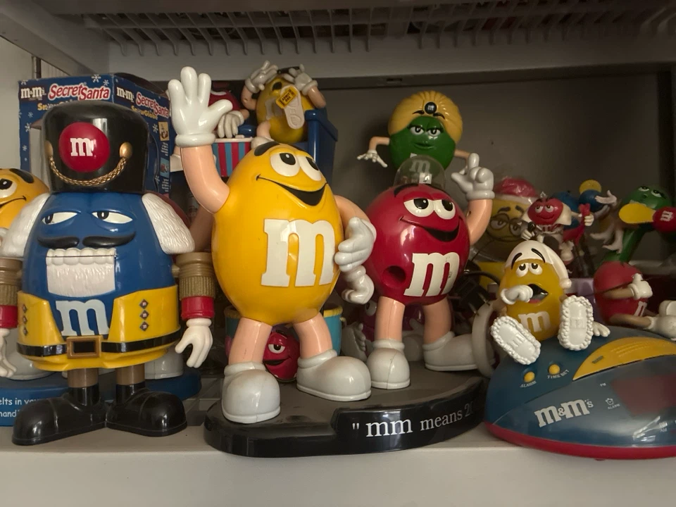 M&M's Collectible Figures and Alarm Clock