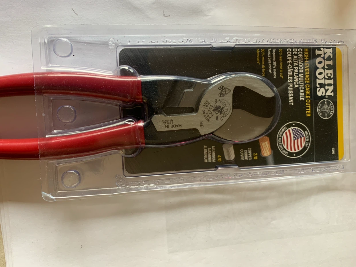 Klein Tools High-Leverage Cable Cutter 63225