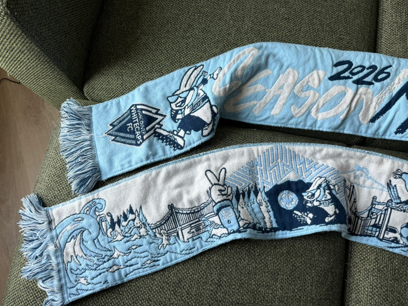 Vancouver Whitecaps FC 2026 Season Member Scarf - photo 2