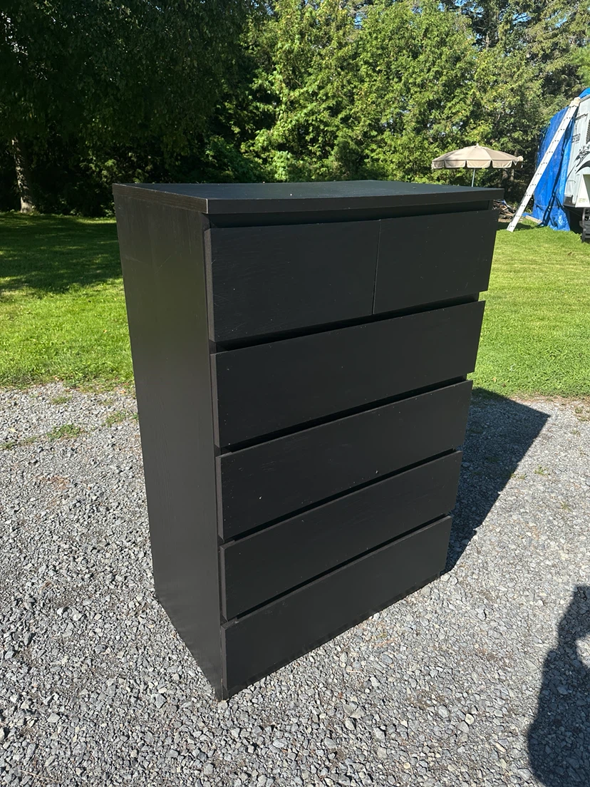 IKEA MALM 6-Drawer Dresser Good Condition (CAN DELIVER) - photo 2