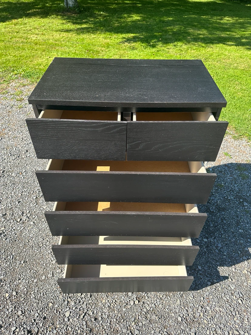 IKEA MALM 6-Drawer Dresser Good Condition (CAN DELIVER) - photo 4