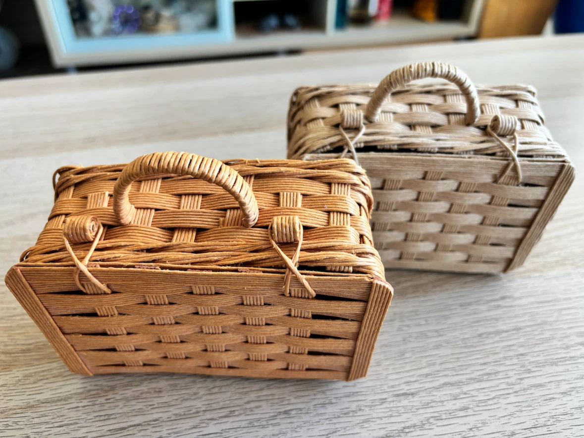 Woven Baskets with Handles (two) - photo 4