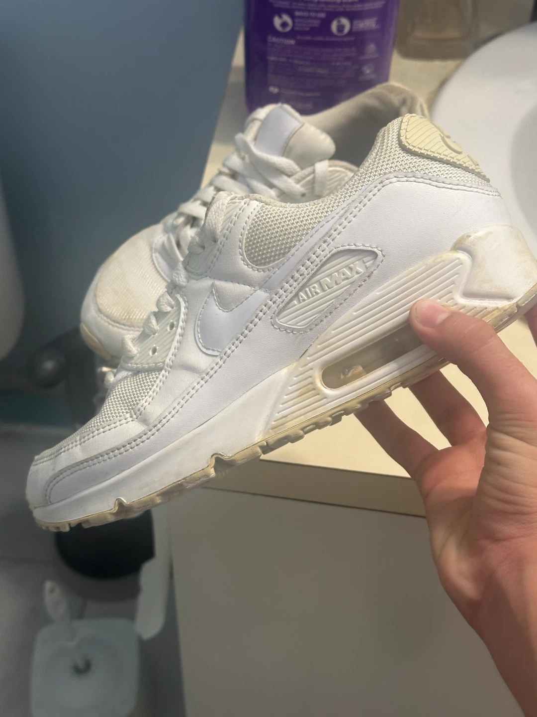 Nike Air Max 90 White Sneakers - photo 2