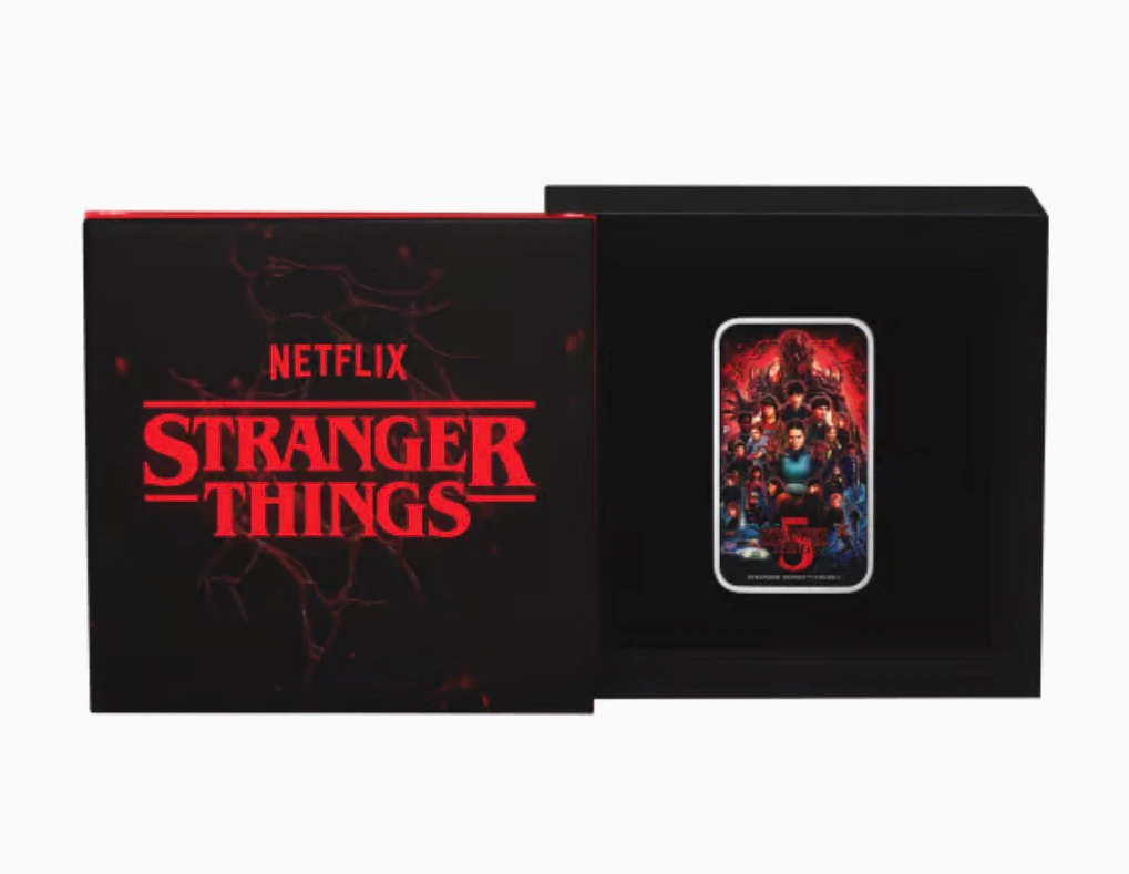 Stranger Things by Netflix 2026 1oz Silver Coin - 2500 Mintage