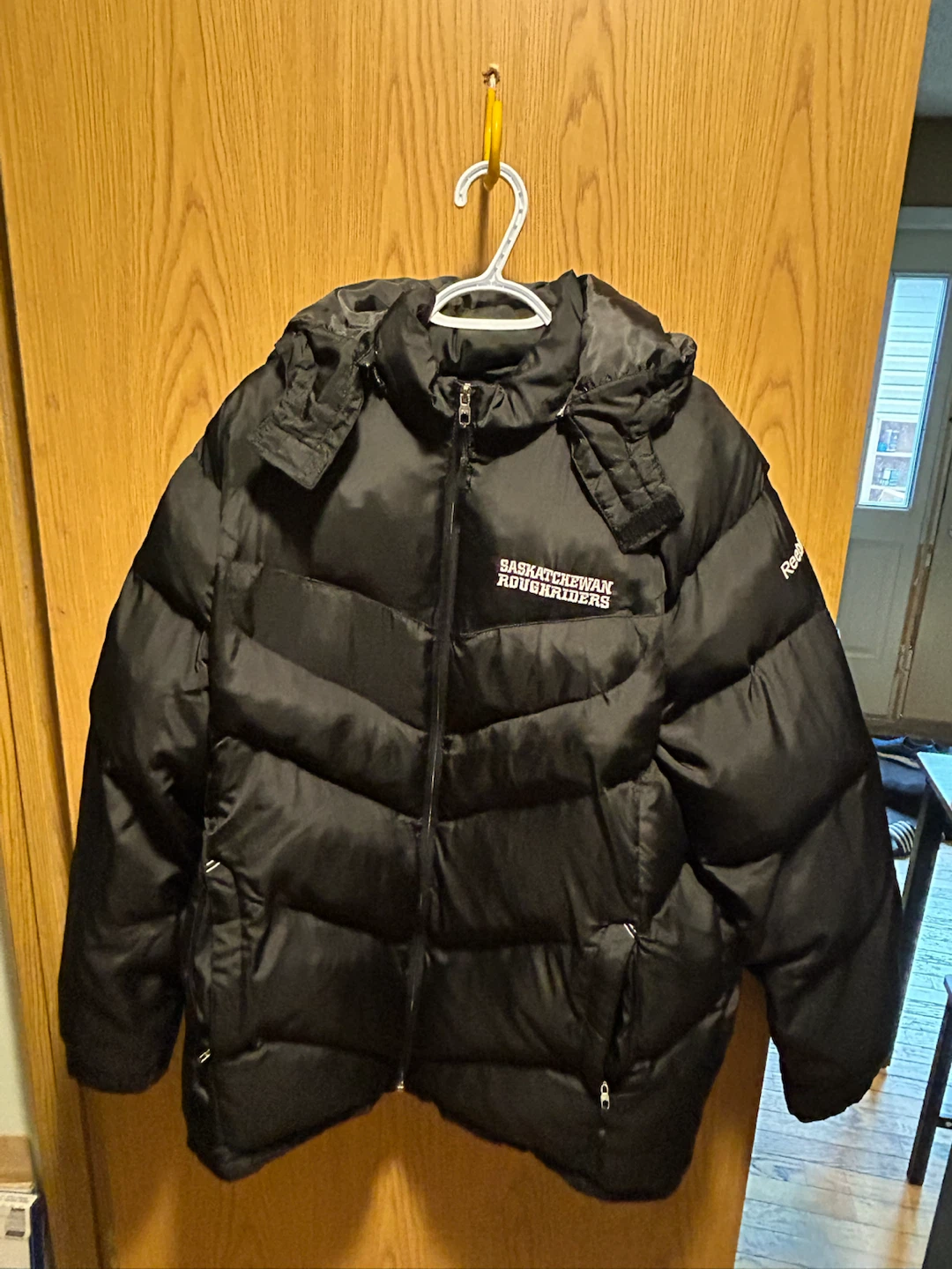 Saskatchewan Roughriders CFL Reebok Puffer Jacket