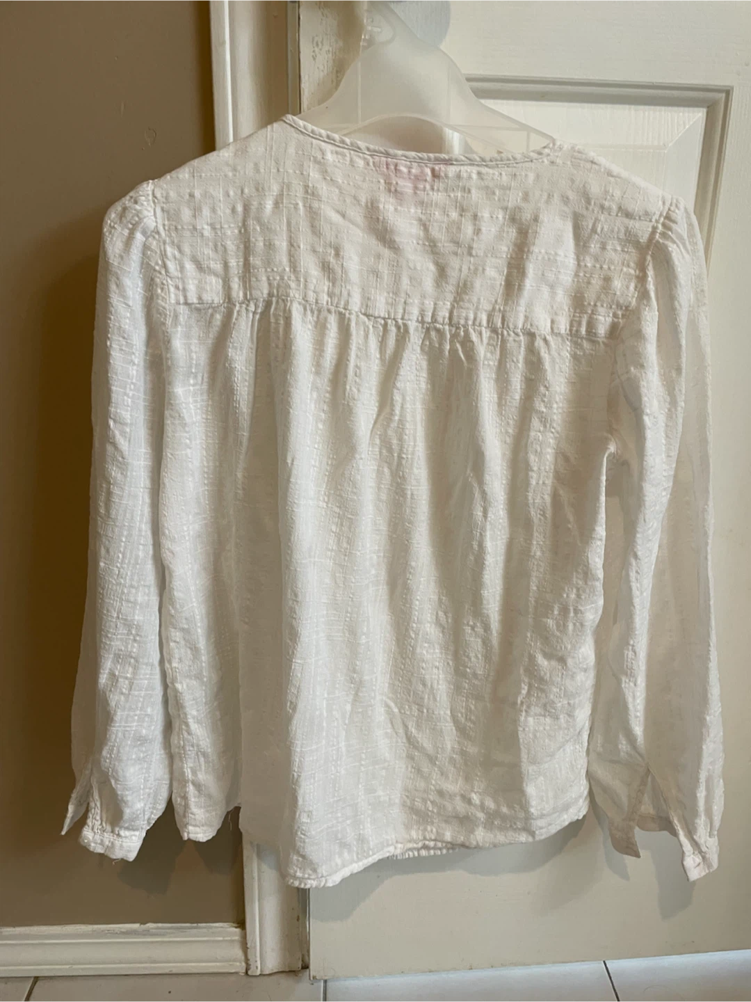 Joe Fresh White Long-Sleeve Blouse - photo 2
