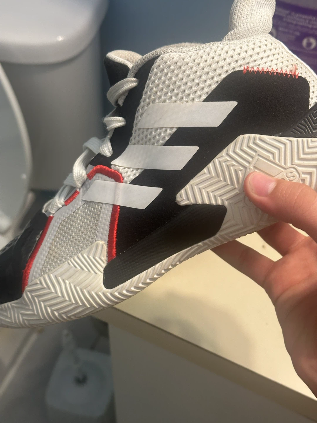 Adidas Basketball Shoes Size 7 - photo 2