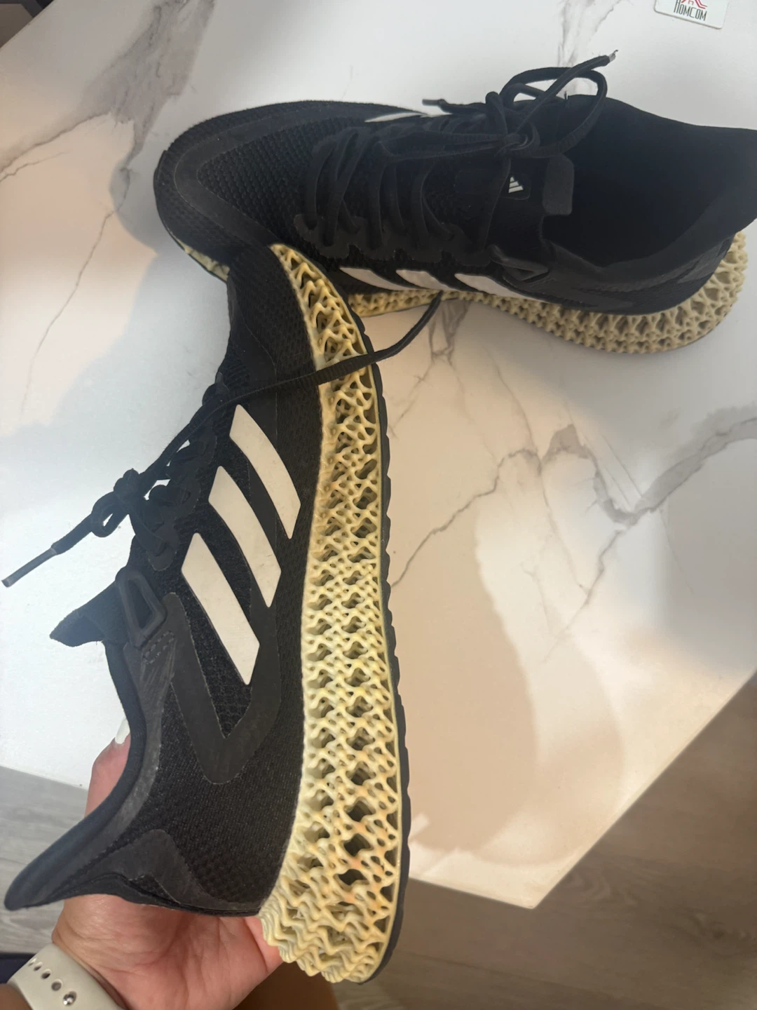 Adidas 4D Run Running Shoes Black - photo 2