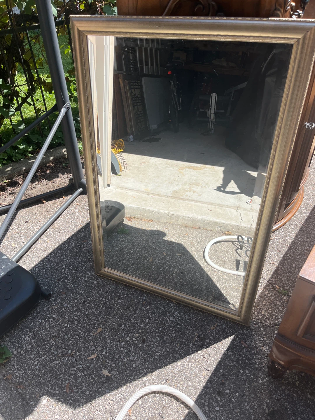 Gold Framed Wall Mirror
