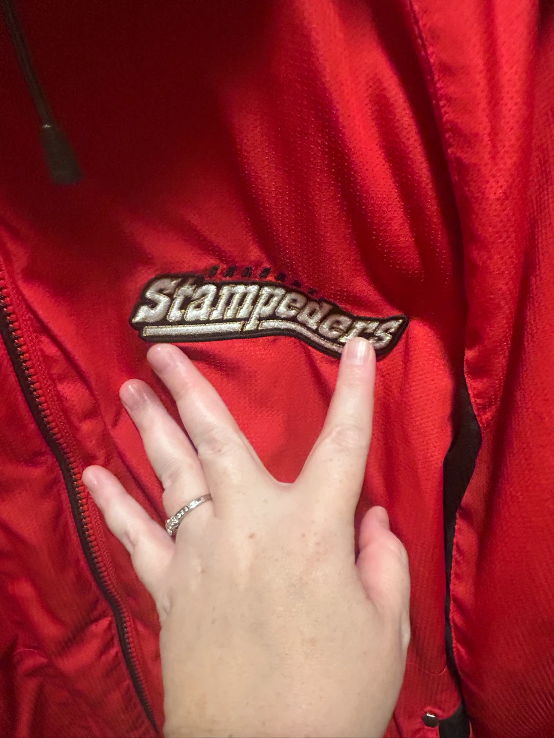 CFL Calgary Stampeders Reebok Jacket - photo 2