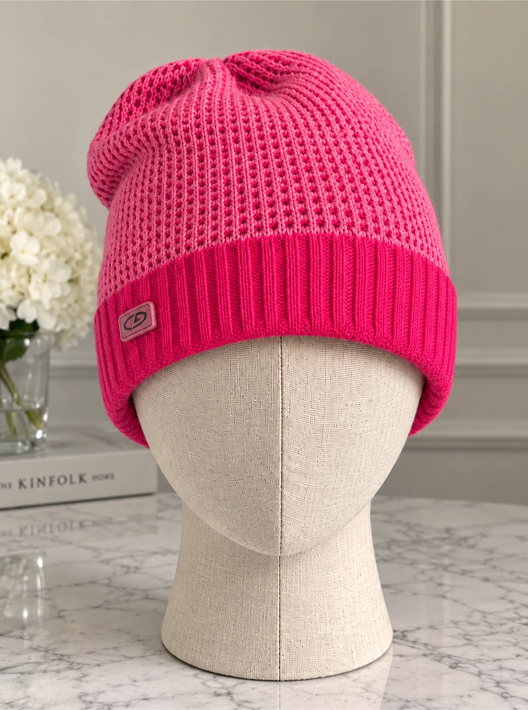 Champion Pink Knit Beanie kids