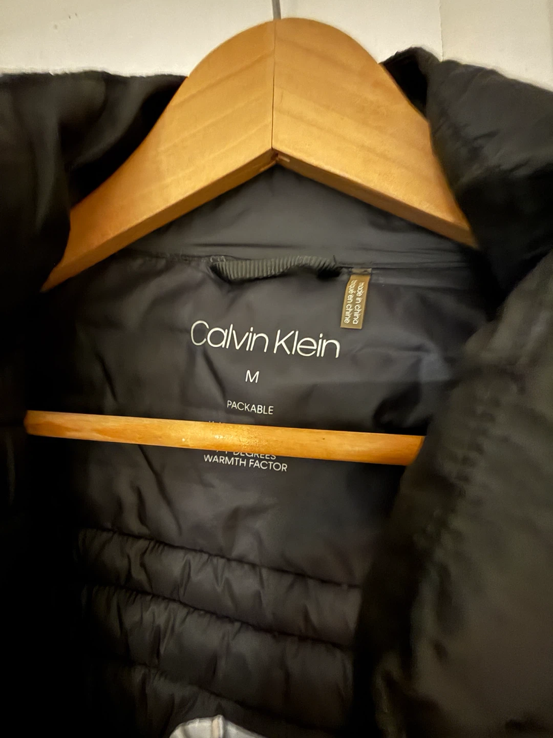 Calvin Klein Puffer Jacket - Black, Size M - photo 2