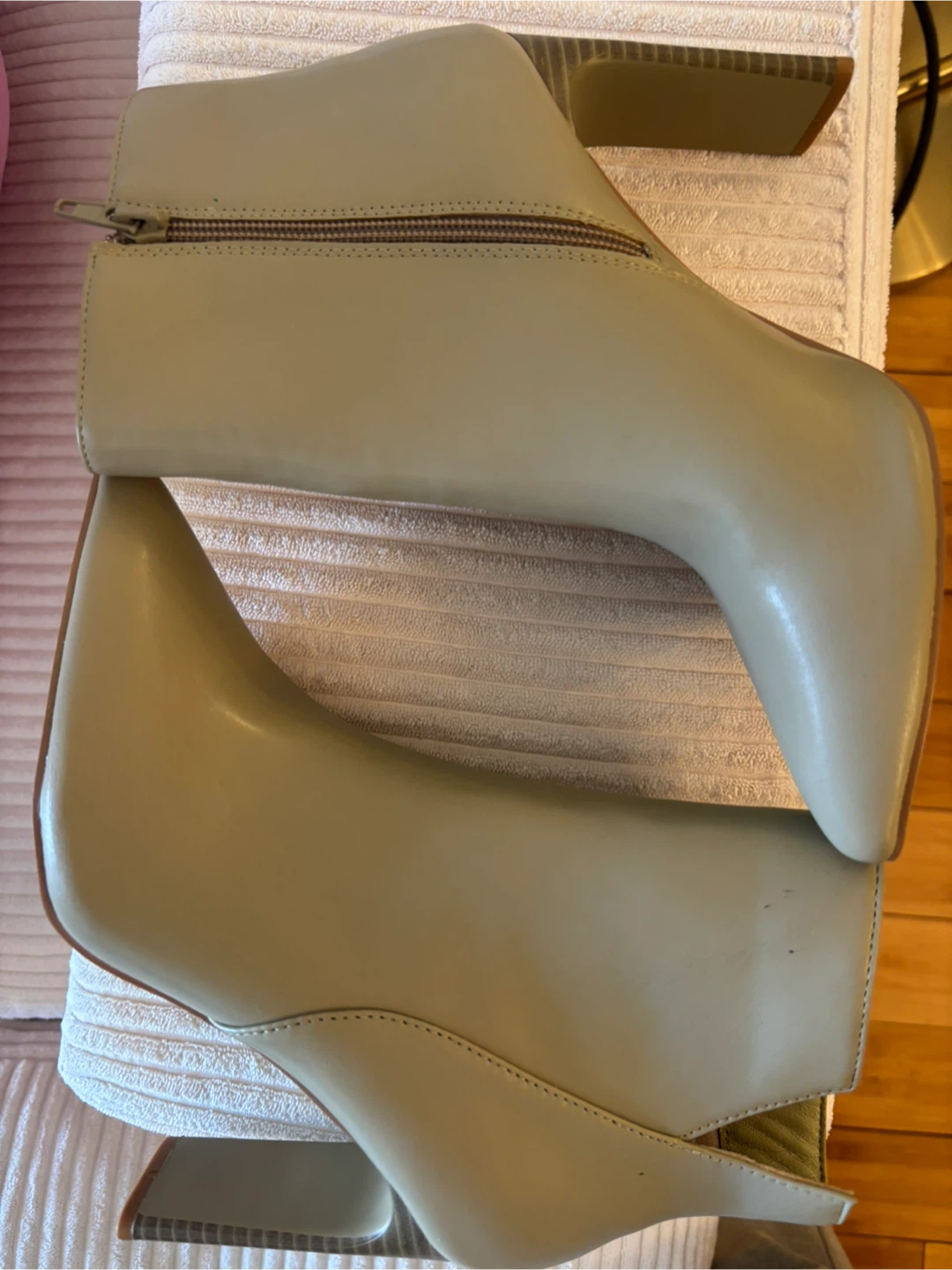 Halston Heeled Ankle Boots - Khaki - photo 4