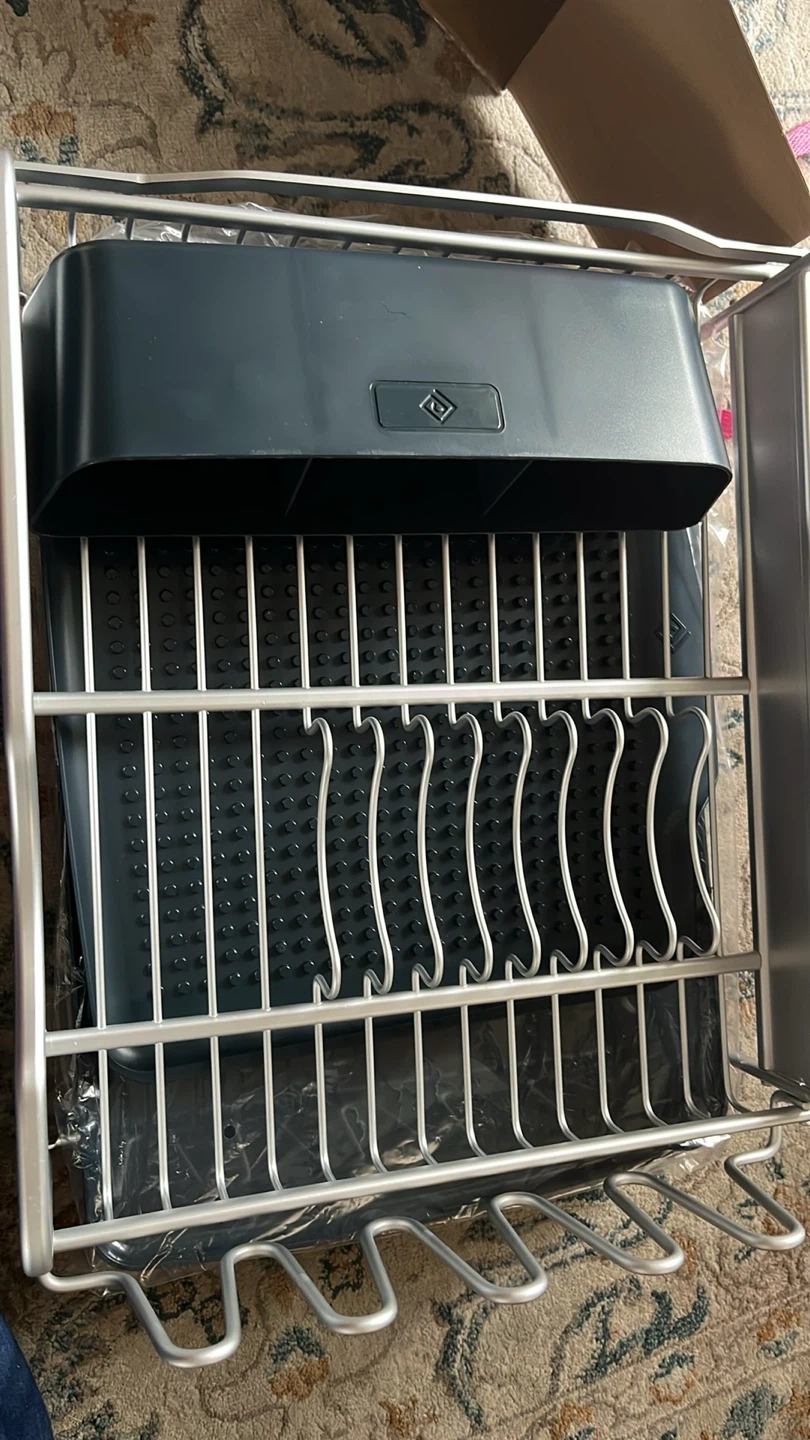Polder Dish Rack with Utensil Bin - photo 2