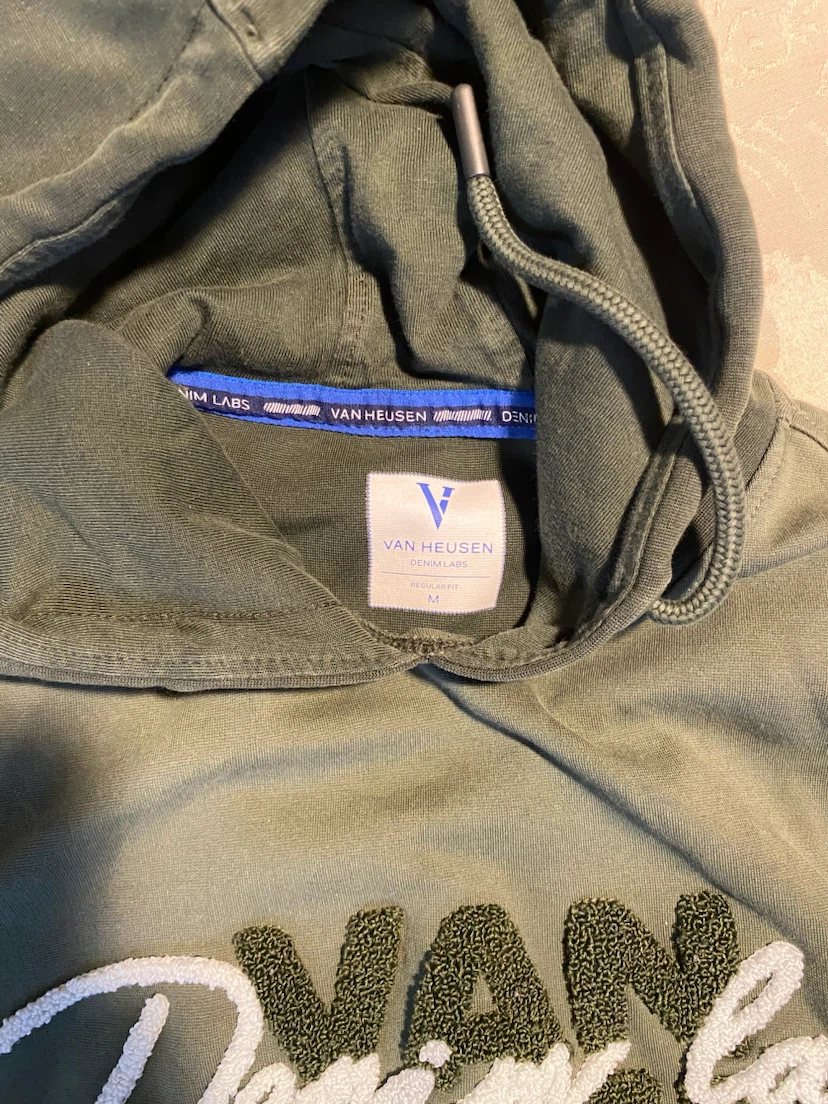Van Heusen Denim Labs Hoodie Olive Green Medium - photo 2