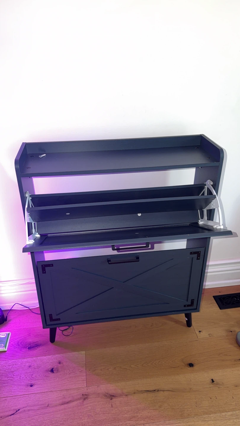 Shoe Cabinet with 2 Flip Drawers - photo 2