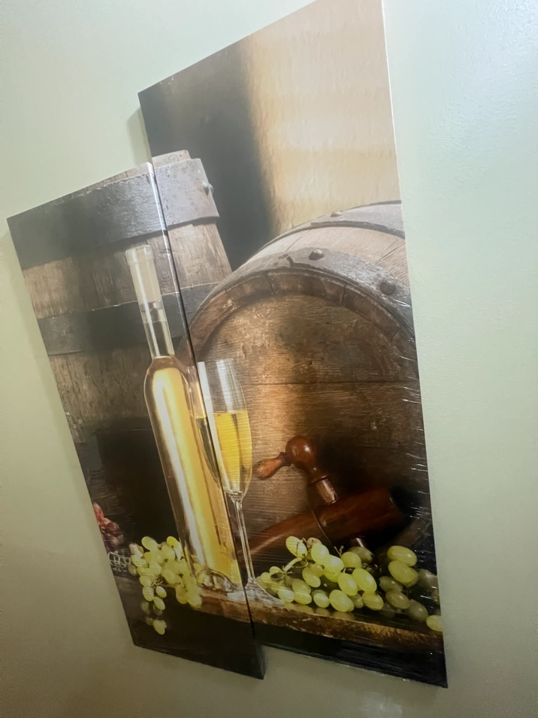 Two-Piece Wine Barrel Canvas Art 89 cm by 30 - photo 4