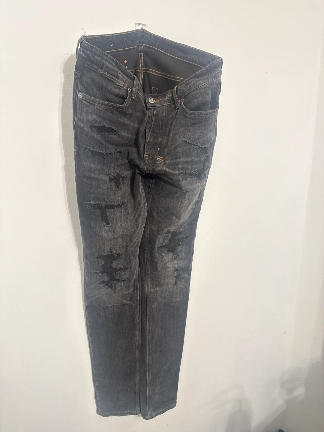 Ksubi Black Distressed Jeans Size 34 - photo 3